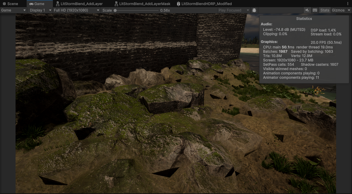 After: Seamless transition between vegetation and ground